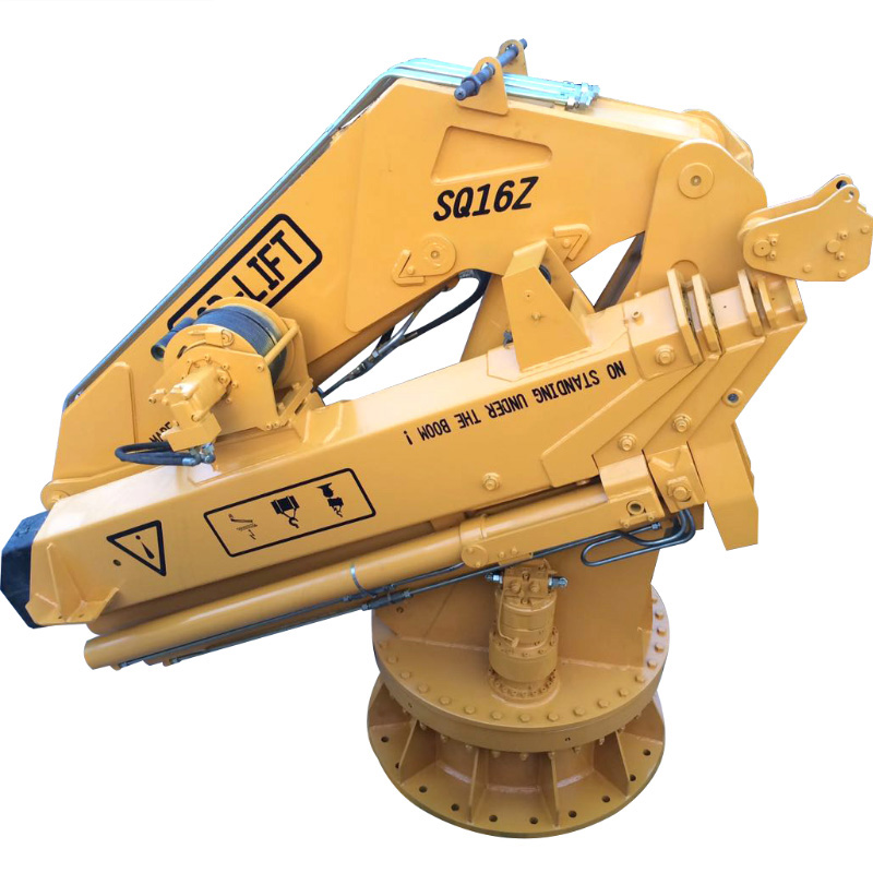 Grue marine à flèche articulée de 16 tonnes